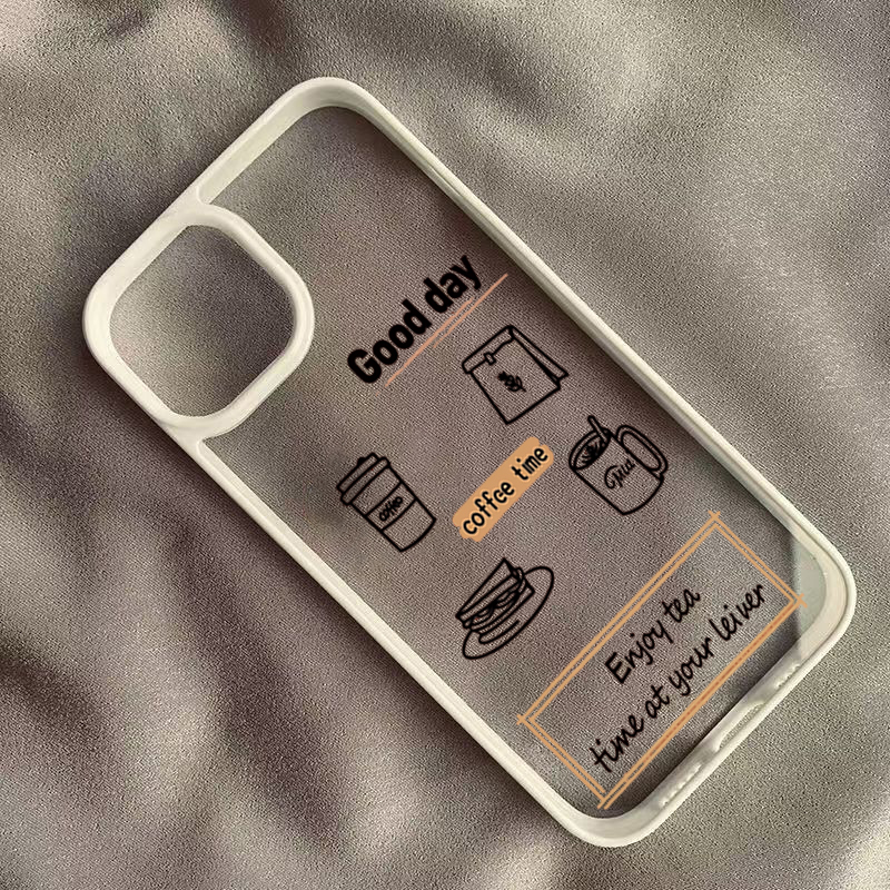 Warm Coffee Pattern Phone Case - огляд і ціна Samsung Galaxy A55