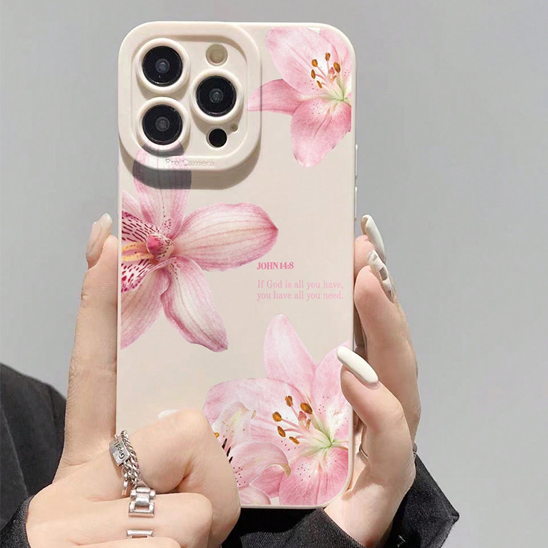 Blue Floral Painted Silicone C - огляд і ціна Samsung Galaxy A55