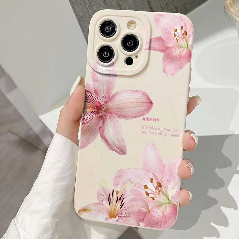 Blue Floral Painted Silicone C - огляд і ціна Samsung Galaxy A55