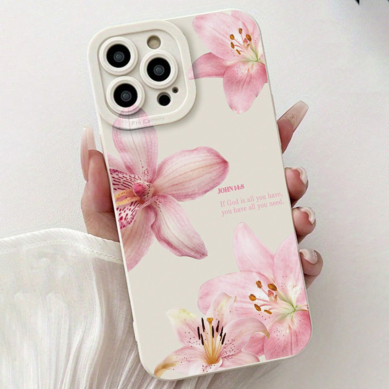 Blue Floral Painted Silicone C - огляд і ціна Samsung Galaxy A55