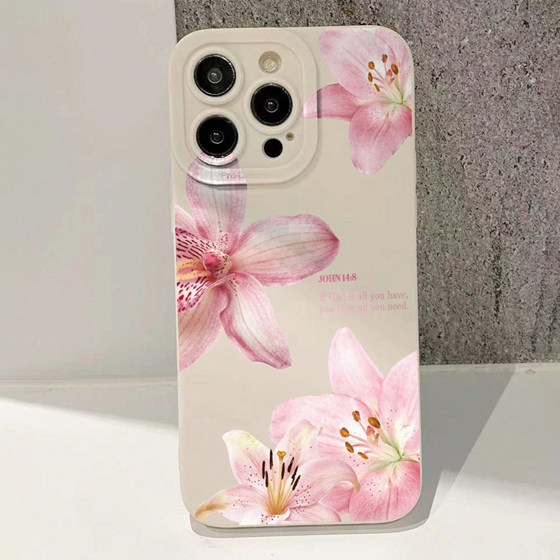 Blue Floral Painted Silicone C - огляд і ціна Samsung Galaxy A55