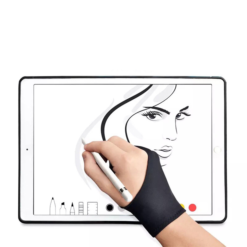 4Pcs Artist Two Finger Gloves  - огляд і ціна Drawing Glove Artist
