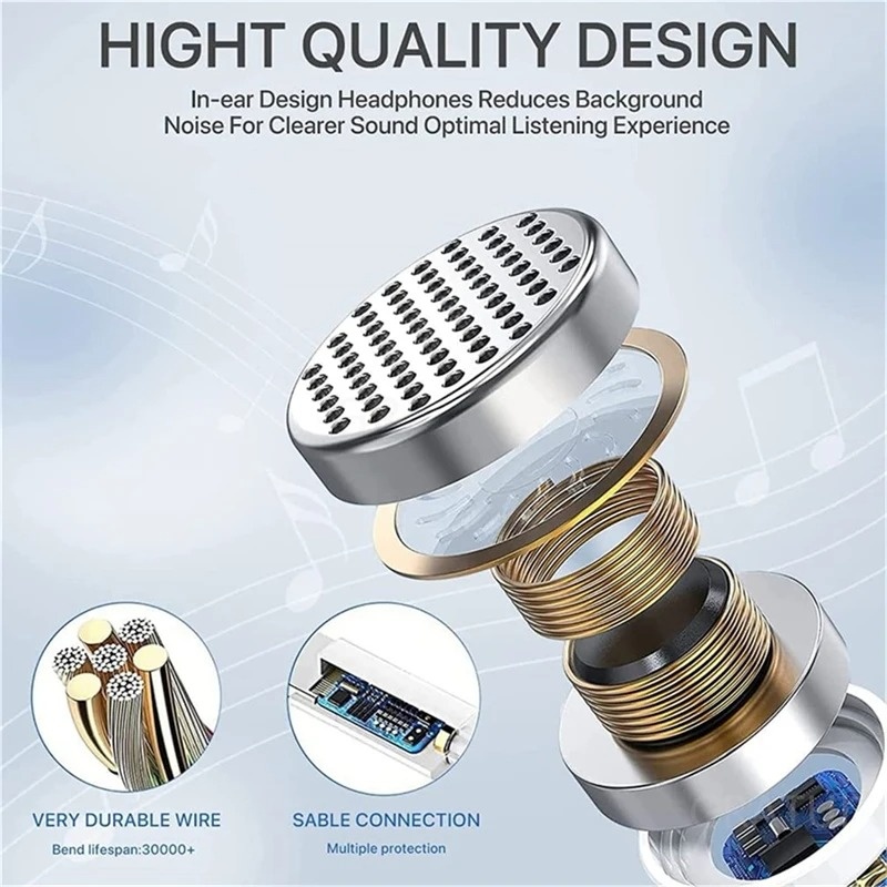 Original Headphones For Apple  - огляд і ціна Wired Earphone Lightning
