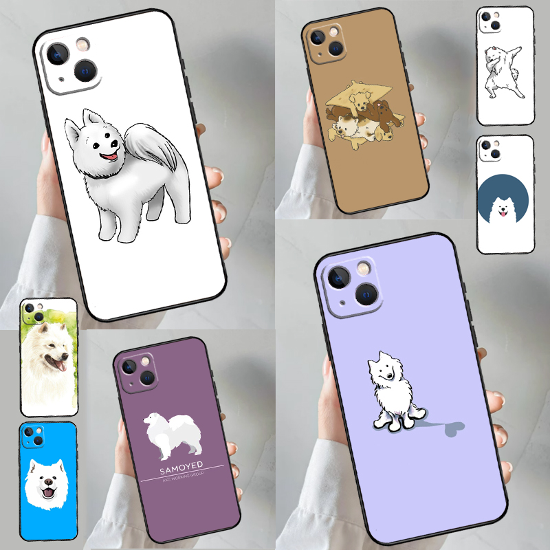 Cartoon Samoyed Dog Case For O - огляд і ціна Oppo Reno 12