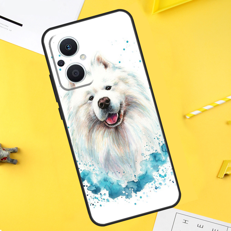 Cartoon Samoyed Dog Case For O - огляд і ціна Oppo Reno 12