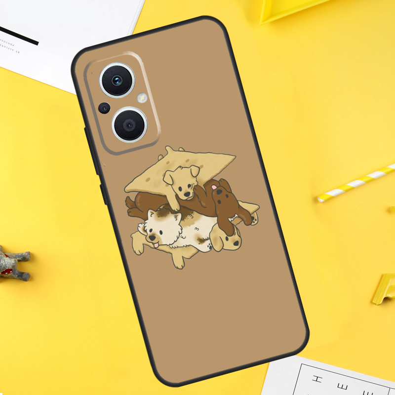 Cartoon Samoyed Dog Case For O - огляд і ціна Oppo Reno 12
